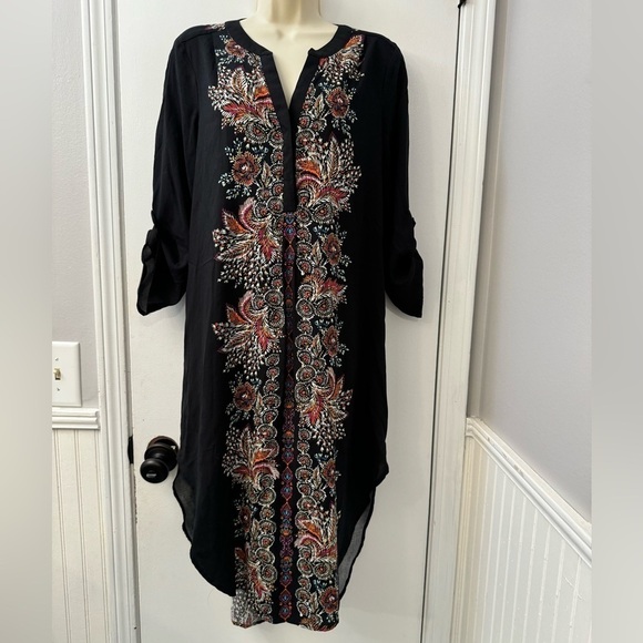 Cupid Hi-Low Lounge Floral Dress Size M - Picture 3 of 14